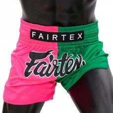 BS1911 Fairtex Fighter Shorts Pink-Green
