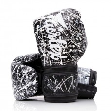 BGV14PT Fairtex The Painter Black-White Unique Boxing Gloves