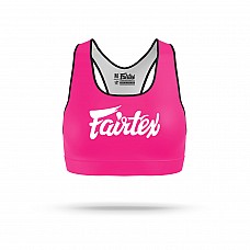 SB1 Fairtex Classic Sports Bra Pink-White