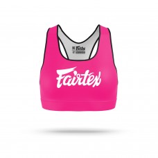 SB1 Fairtex Classic Sports Bra Pink-White