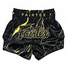 BS1947 Fairtex Black Marble Muaythai Shorts