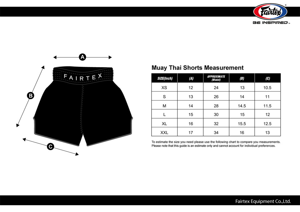 Golden River Fairtex Fairtex Muay Thai Shorts 