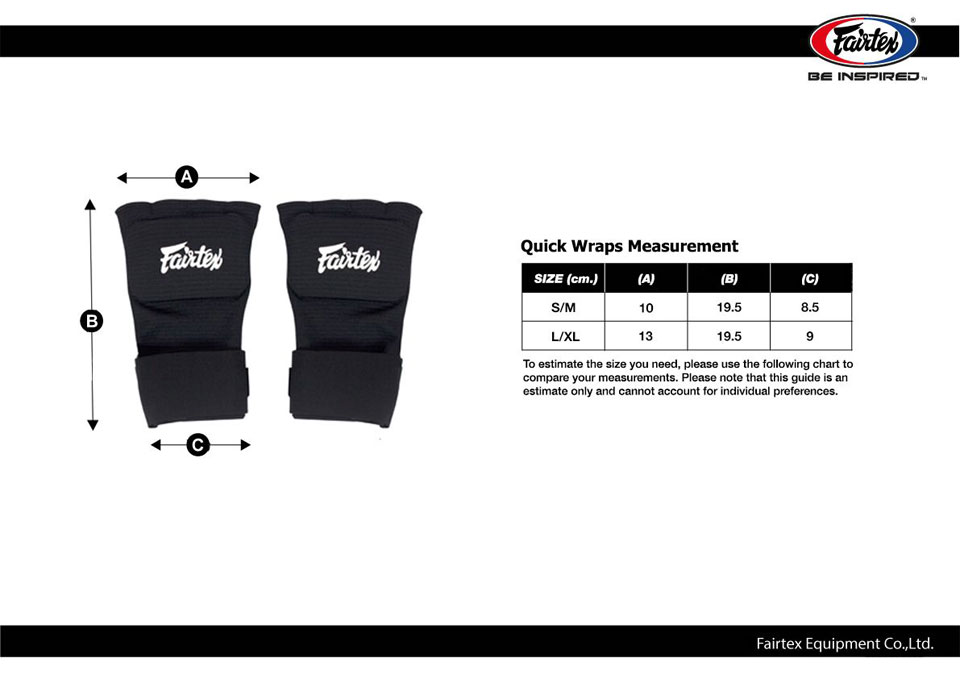 fairtex quick wraps